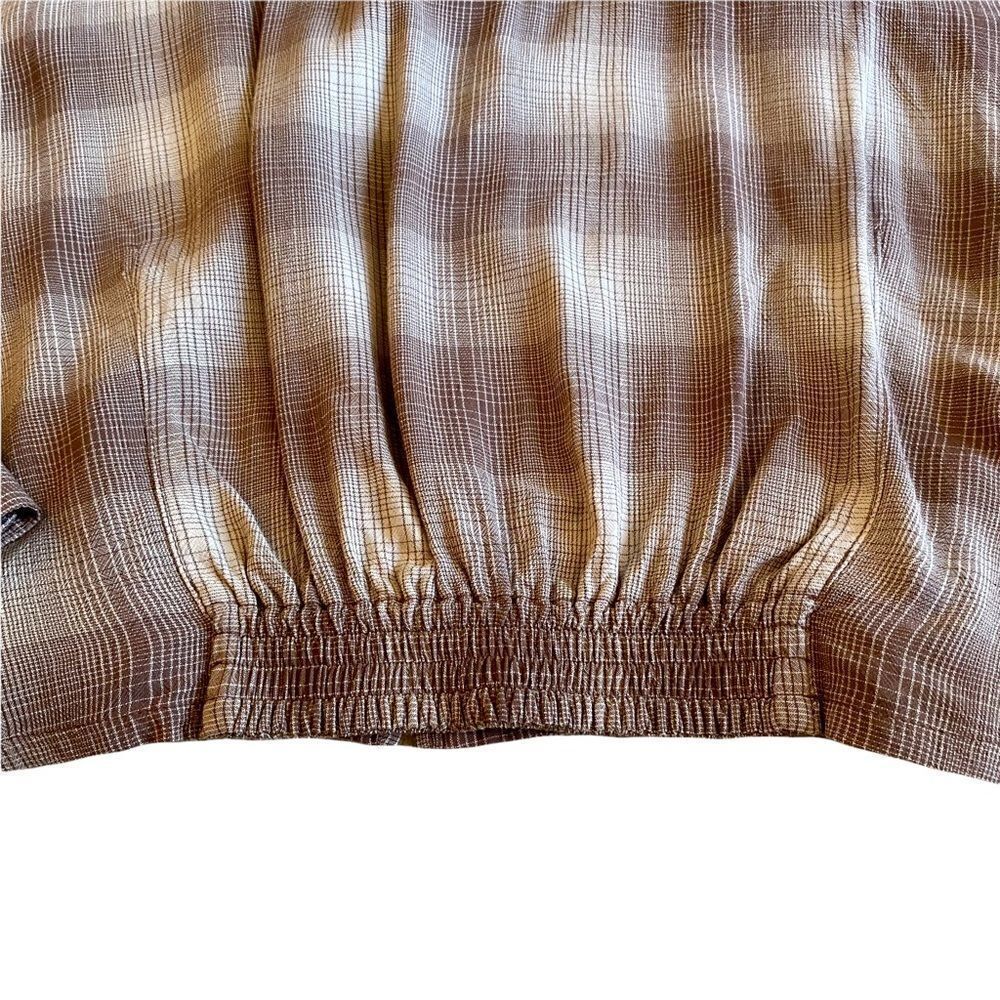 Vintage 90s InWear Brown Checked Jacket - Picture 8 of 11